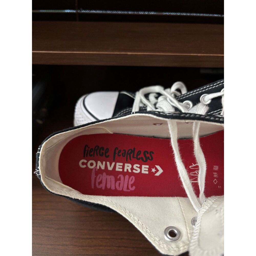 Vintage 2005 UK-Release Women's Converse Chuck "Fierce Fearless Female"